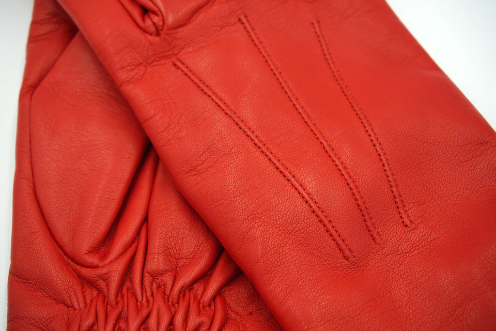 Masullo1932 guanto da donna Cadenza in nappa ovina foderato in cashmere con polso elasticizzato, vista 2