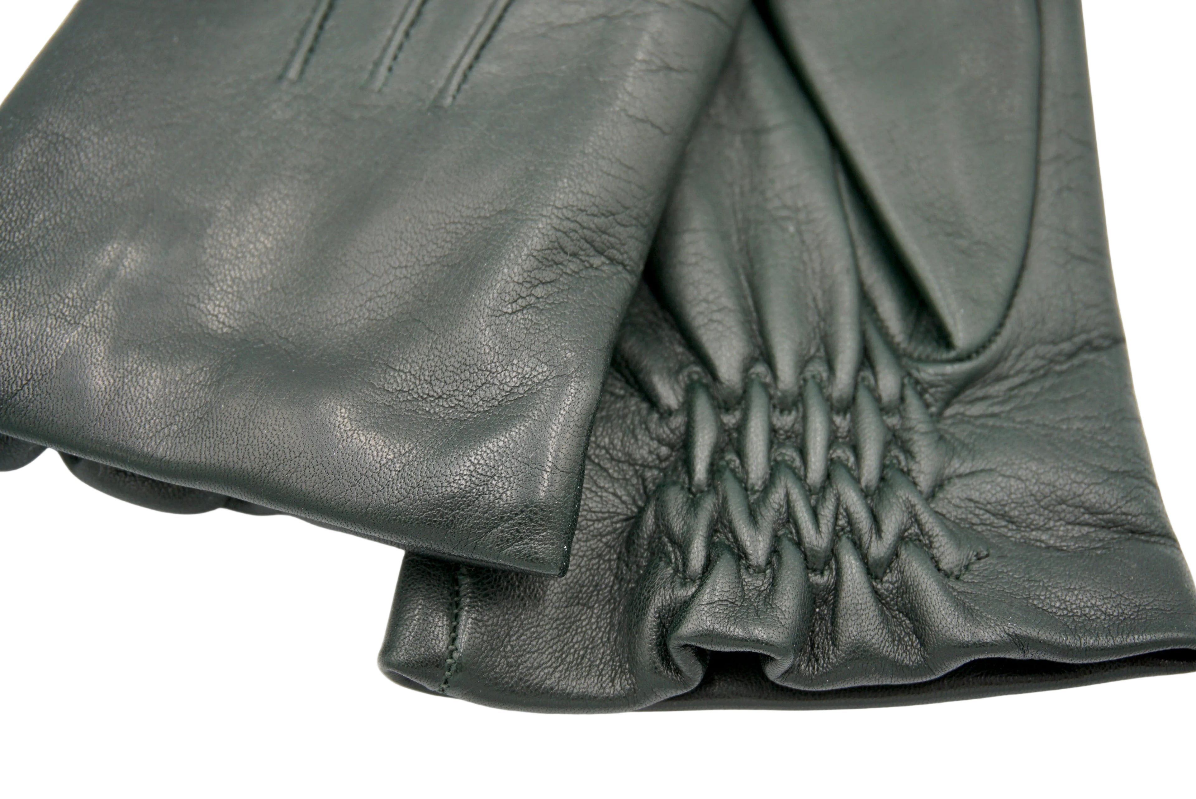 Masullo1932 Cadenza women’s cashmere-lined lambskin glove with elastic wrist view 5