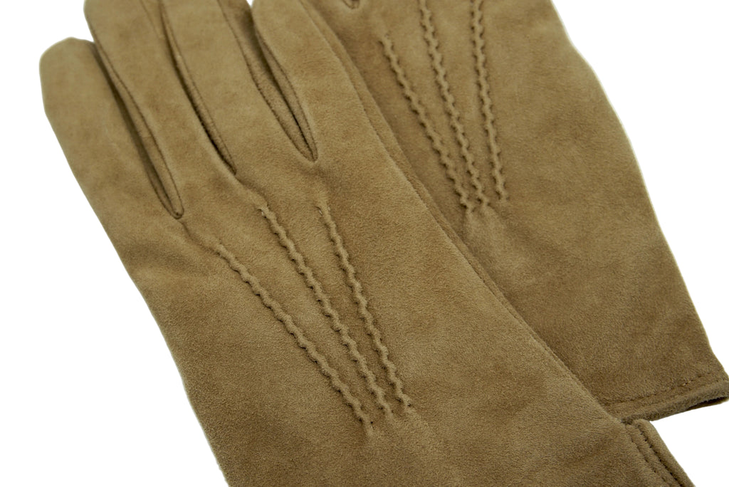 Masullo1932 guanto da donna Duna in suede foderato in cashmere, vista 2