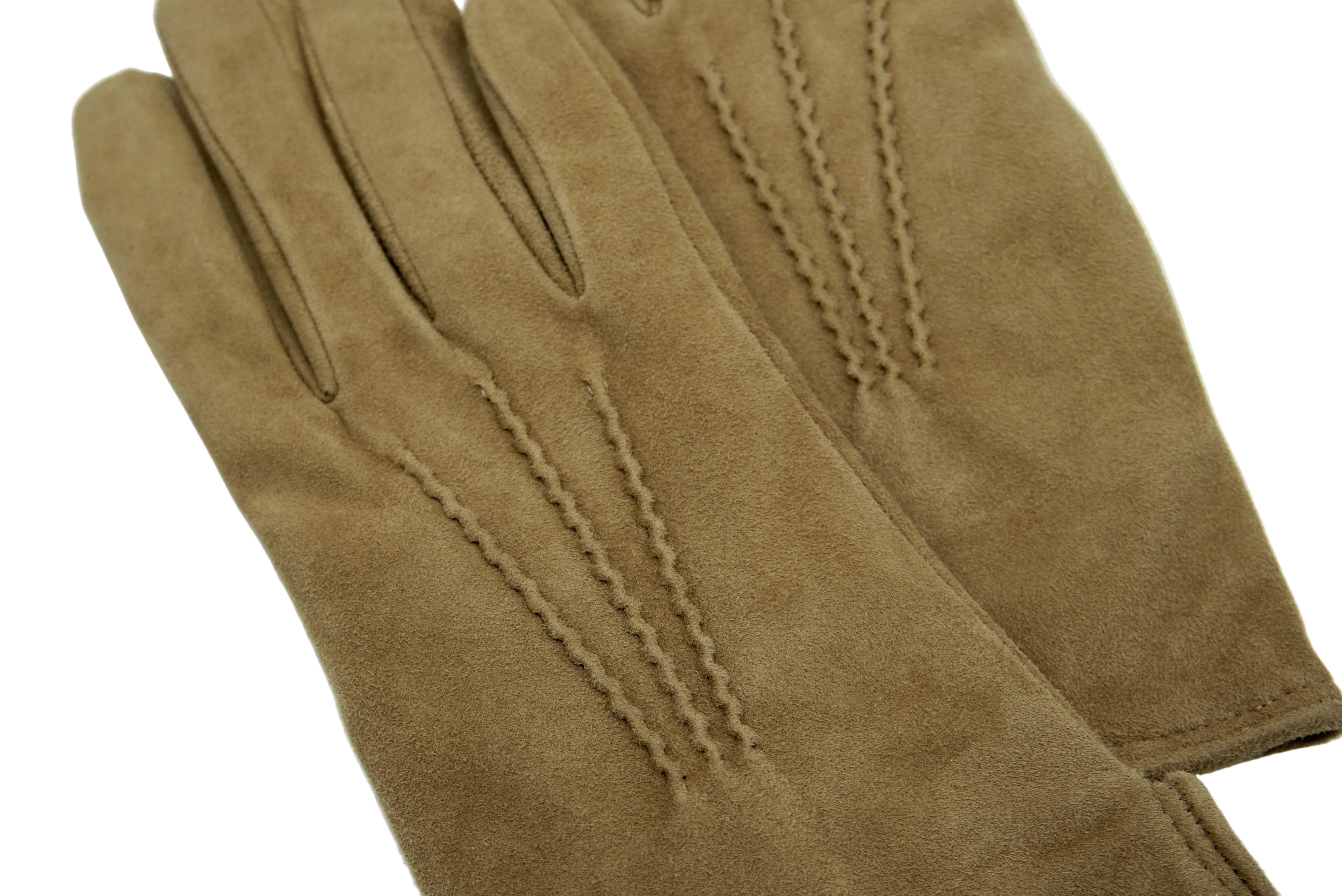 Masullo1932 guanto da donna Duna in suede foderato in cashmere, vista 2