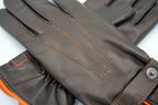 Masullo1932 guanto da donna Fibbia in nappa ovina con cinturino in pelle, vista 2