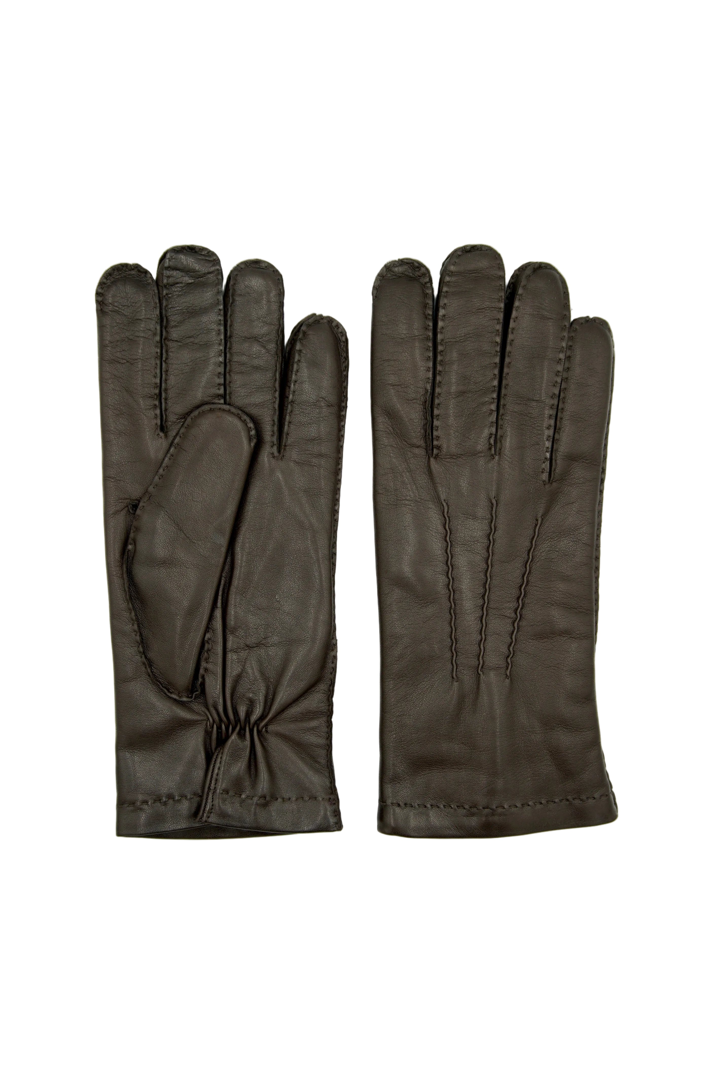 Masullo1932 guanto da uomo Gesto in nappa ovina cucito a mano, colore Nero, vista 1