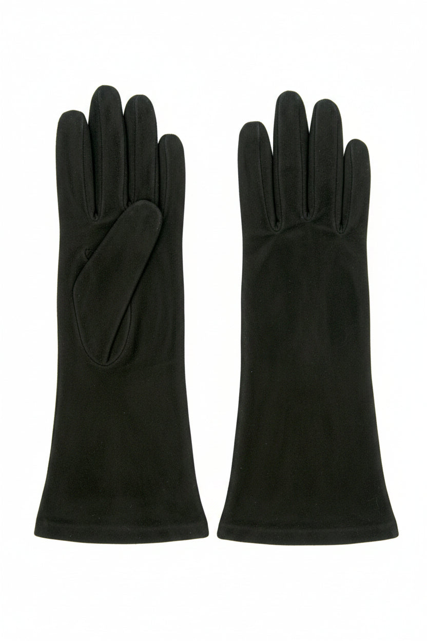 Masullo1932 guanto lungo da sera da donna Sera in suede, colore Nero, vista 1