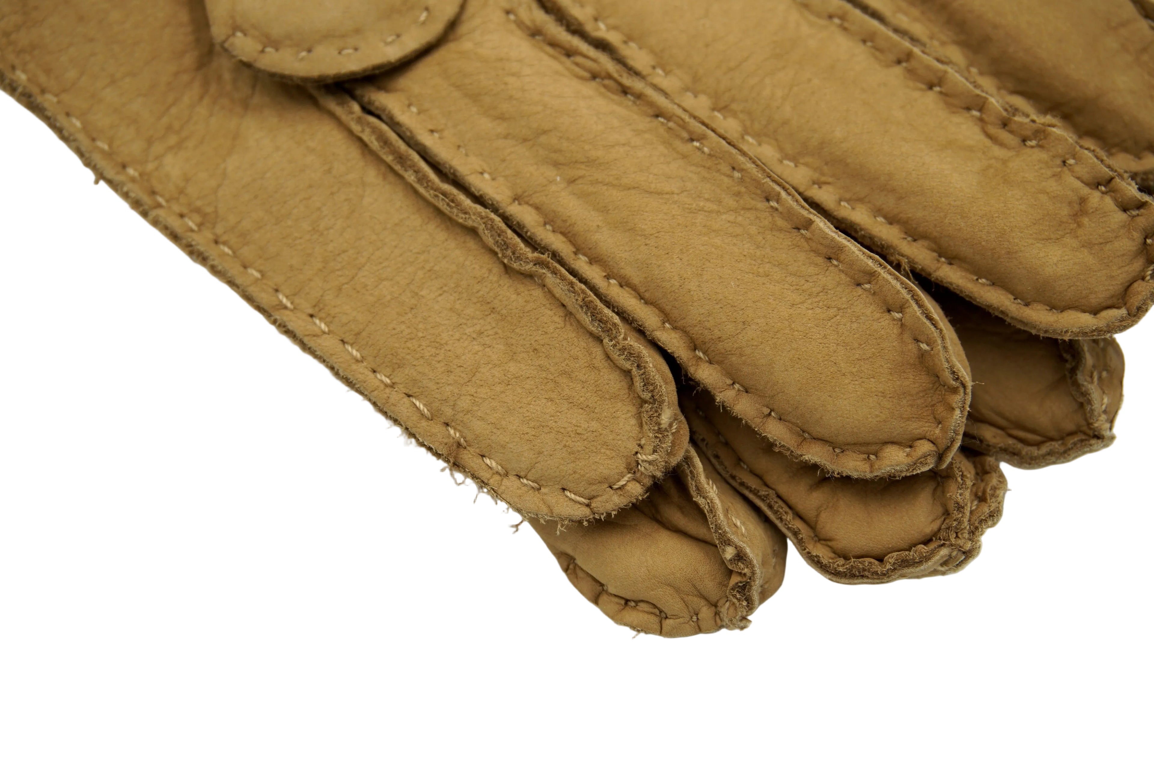 Masullo1932 guanto da uomo Terra in nubuck foderato in cashmere, vista 2