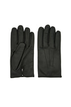 Masullo1932 guanto touchscreen da uomo Tocco in pelle con fodera in cashmere, colore Nero, vista 1