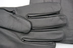 Masullo1932 guanto touchscreen da uomo Tocco in pelle con fodera in cashmere, vista 2