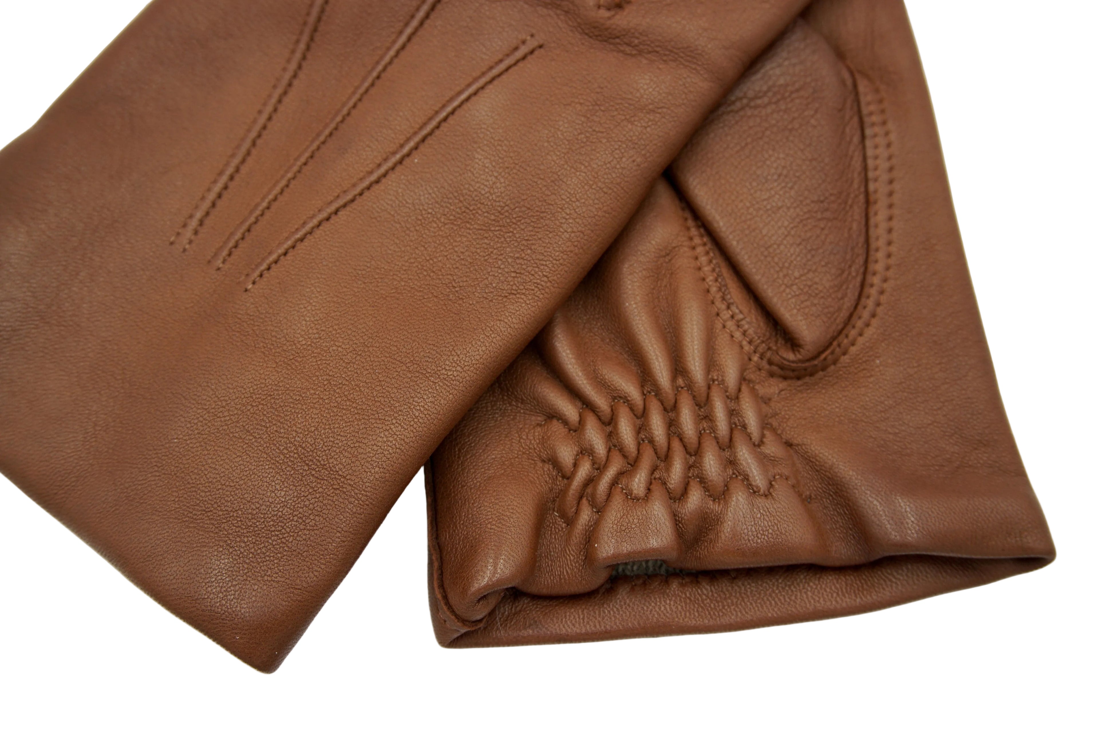 Masullo1932 guanto da uomo Trequarti foderato in cashmere con polso elasticizzato, vista 2